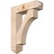 Ekena Millwork Westlake Arts and Crafts Smooth Bracket w/ Offset Brace, Douglas Fir, 7 1/2"W x 28"D x 36"H BKT0806X28X36WTL03SDF - alternate 1